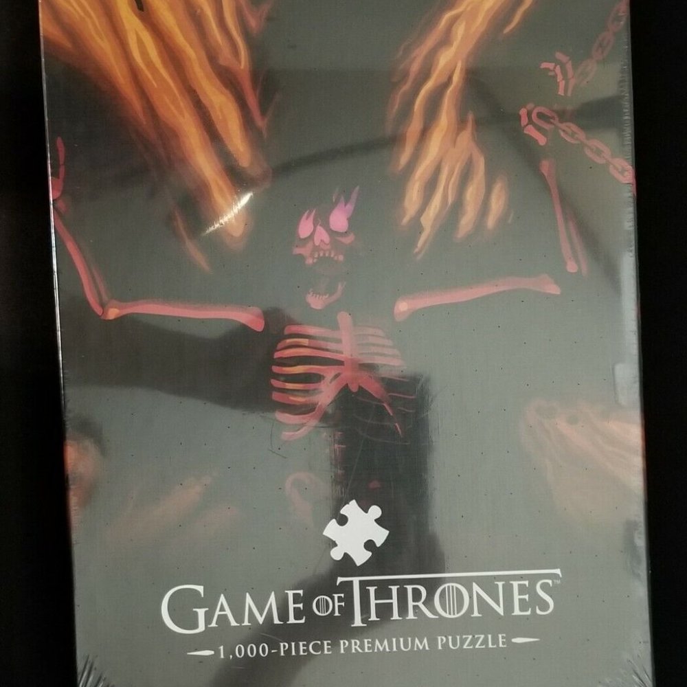 New Sealed Game of Thrones 1,000 Piece Premium Puzzle 19" x 27" Dracarys!